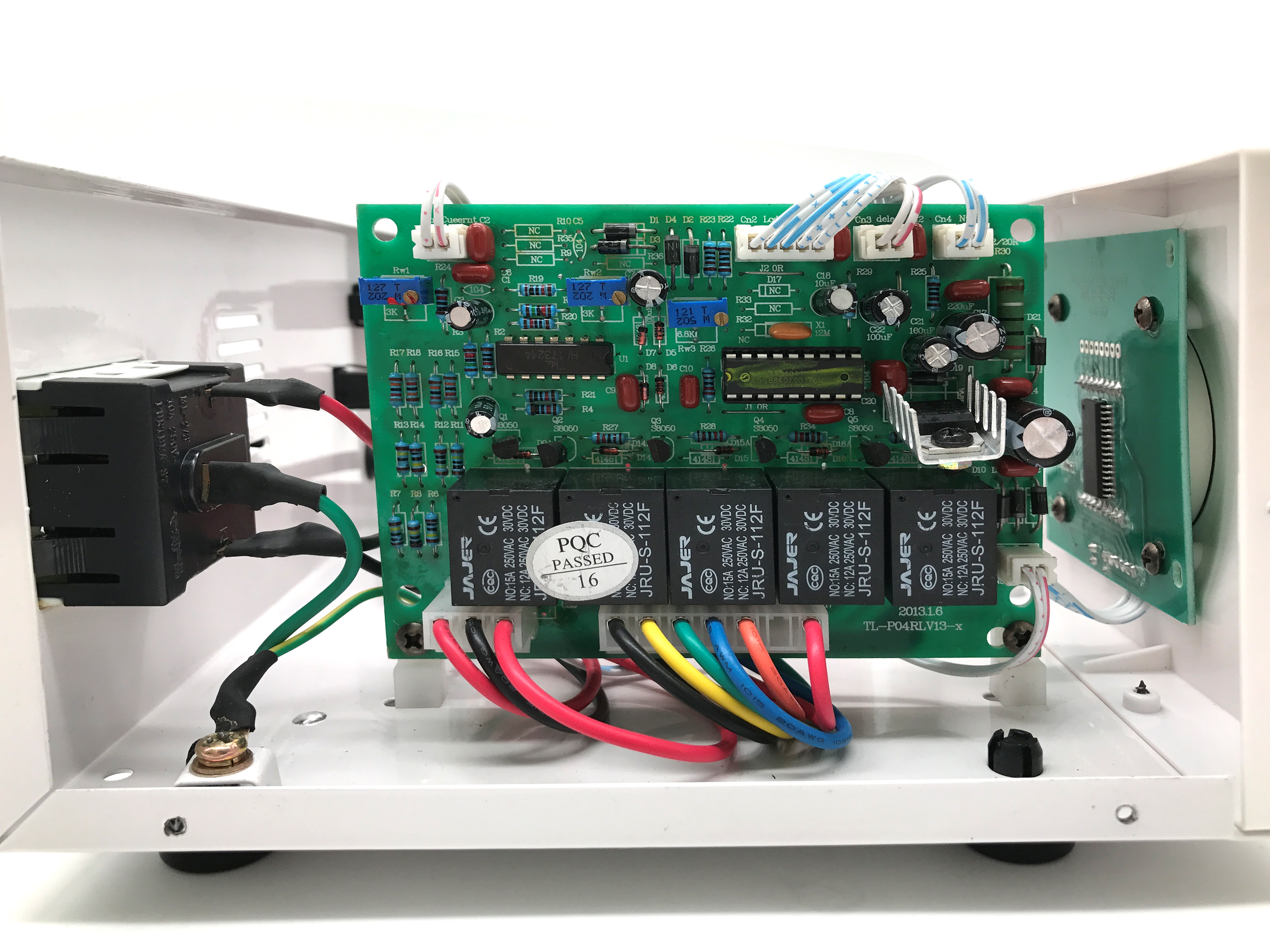 تثبیت کننده ولتاژ کنترل رله نمایشگر LED فناوری جدید تثبیت کننده ولتاژ اتوماتیک تک فاز ac